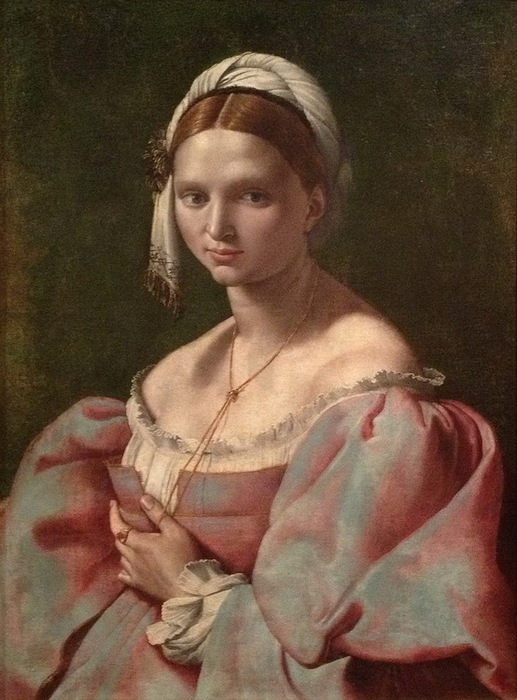 1516-1525 Ritratto di Giovane Donna. , . 76.5   57.5 cm.   ,  (517x700, 125Kb)