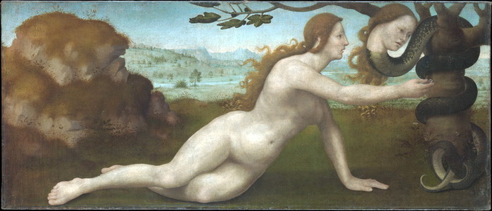 1520 Adam and Eve. , . 67 x 156.8 cm. ( )  (700x301, 76Kb)