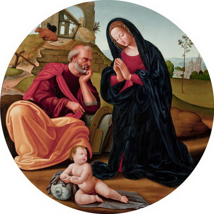 1530 The Holy Family. , . .  San Antonio Museum of Art (700x700, 140Kb)