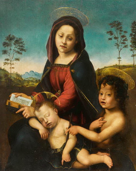 1538 Virgin and Child with St John the Baptist. , . 76 x 61 cm.    2018. 60,000-80,000 (558x700, 125Kb)