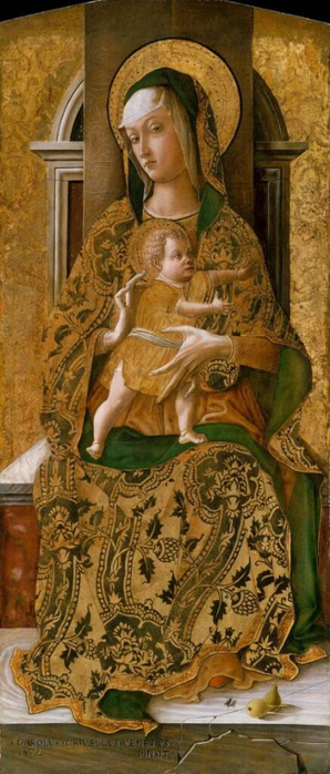6Мадонна с младенцем на троне (298x700, 280Kb)