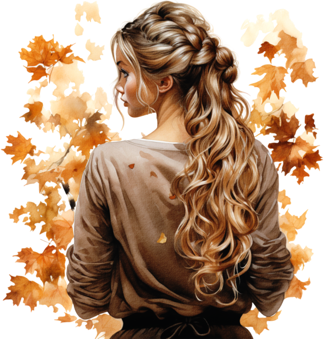 Autumn Girl 4 (668x700, 754Kb)