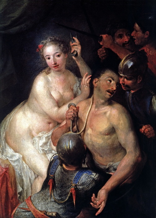 1684 Samson and Delilah, 17 . 160 x 120 cm. ,  (502x700, 129Kb)