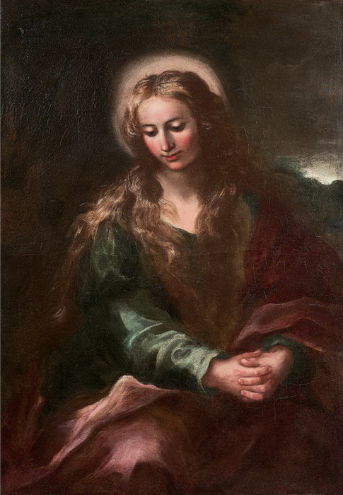  MARIE-MADELEINE Toile Attribute to Andrea CELESTI, Mary-Magdalene, canvas 123,6 X (485x700, 117Kb)