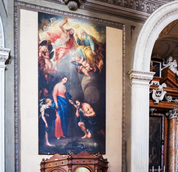 Vergine e San Girolamo Emiliani Andrea Celesti Duomo di Salò (700x679, 183Kb)