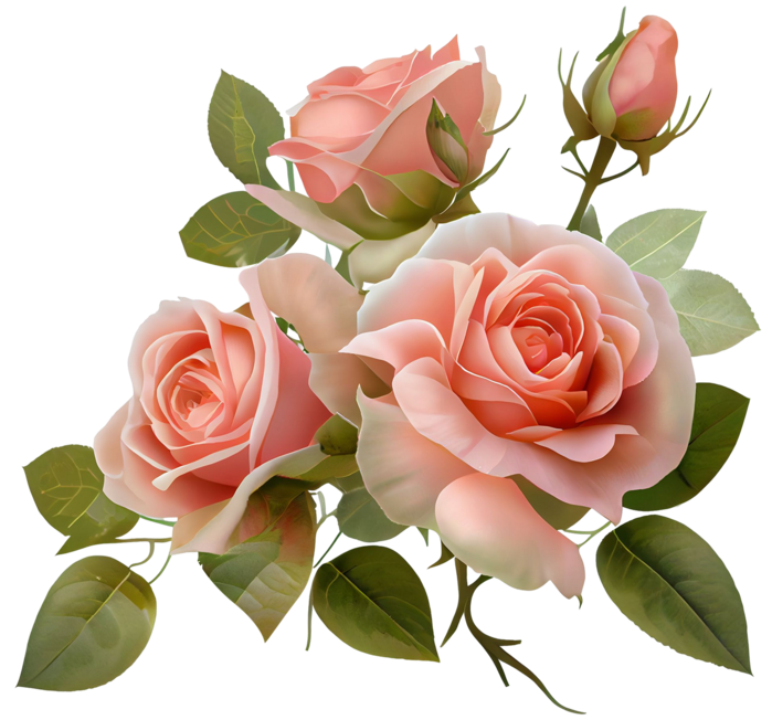 !Pngtreeset of pink roses_8998742 (700x652, 470Kb)