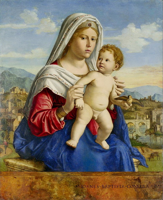 1505 The Virgin and Child. , . 53.3 x 43.8 cm.  ,   (572x700, 174Kb)