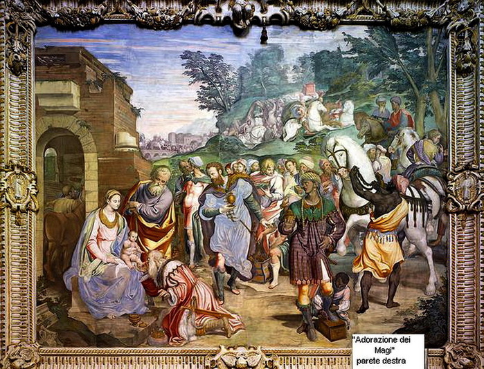 1 1578-1582 Adoration of the Magi, work by Simone Peterzano 1 (700x534, 225Kb)