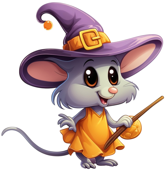 Pngtreecartoon halloween witch mouse funny_13396263 (684x700, 374Kb)