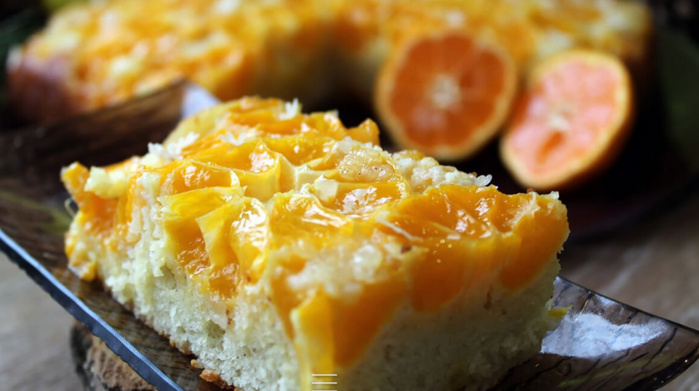 Пирог с мандаринами – пошаговый кулинарный рецепт с фото (700x391, 421Kb)