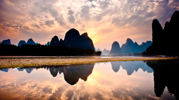 Lijang Li River, Xingping Guilin province, China (700x393, 313Kb)