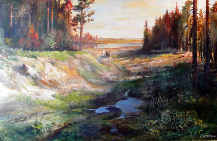 Картина В. Березина, сибирского художника (19) (700x453, 362Kb)