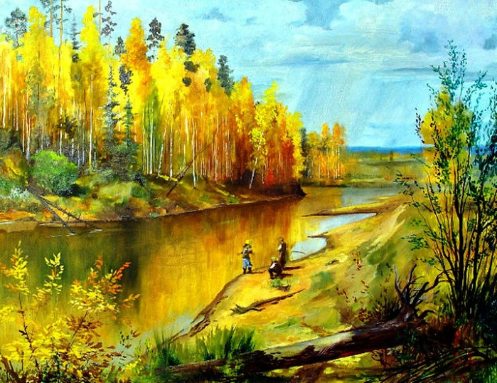 Картина В. Березина, сибирского художника (70) (700x538, 550Kb)