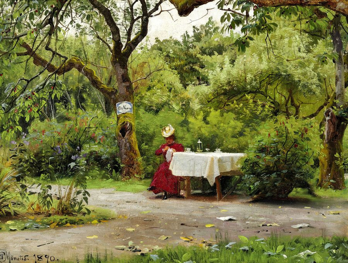 pp10304-a-440-peder-mork-monsted-zahradni-slavnost-s-elegantni-zenou-v-cervenych-satech_-1_-1_68b7_348075 (700x528, 546Kb)