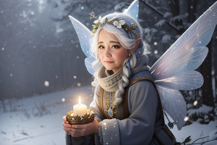DreamShaper_v7_winter_elderly_fairy_0 (700x466, 312Kb)