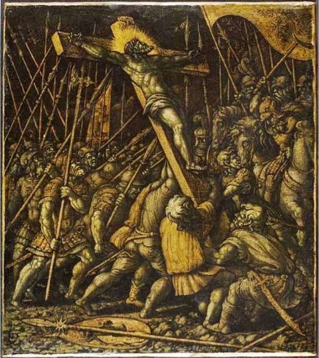 1534 Raising of the Cross. ,   , . 36.7  32.4 cm. Davis Museum at Wellesley College (623x700, 191Kb)