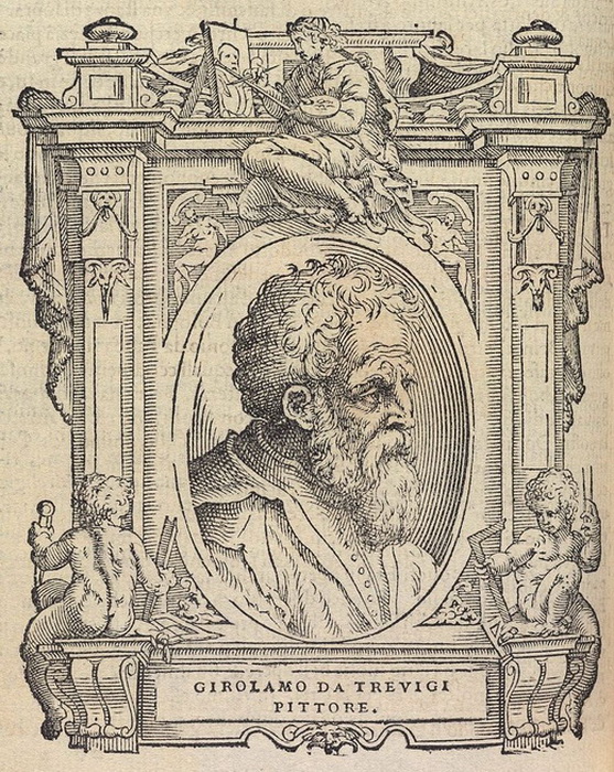  Vasari, Le vite - Girolamo da Trevigi, 1568 (557x700, 260Kb)