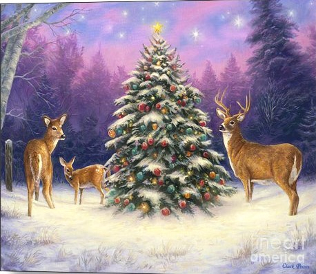 christmas-deer-chuck-pinson (458x398, 180Kb)