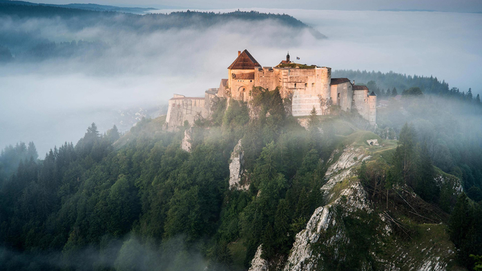 Château de Jura France, Jura Mountains (700x393, 274Kb)