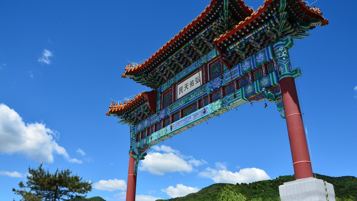 Chinese archway (700x393, 346Kb)