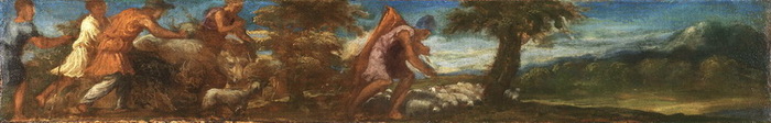 1530-1561 Jacob Tending to his Flocks of Sheep. . , . 18.2 x 105.4 . ,  (700x112, 36Kb)