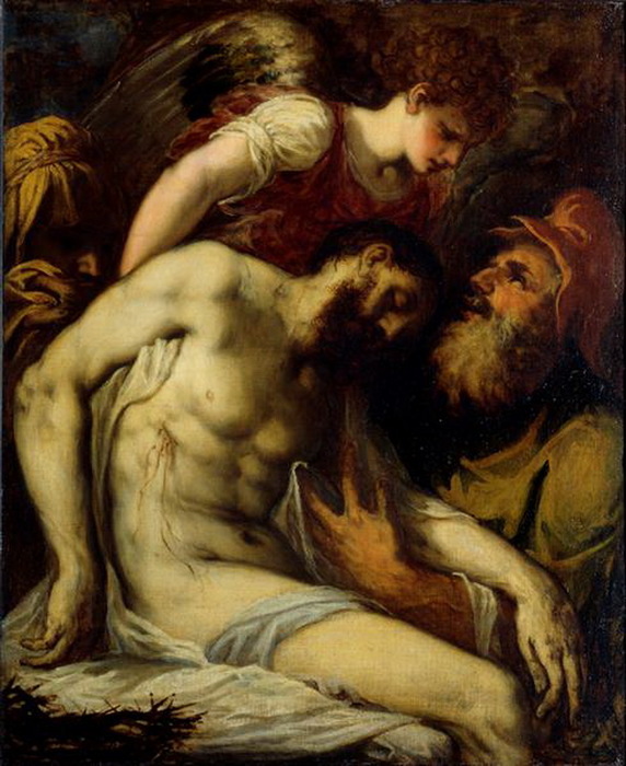 1550-1555 The Lamentation ( ,  ) , , 107  87.5 cm. .  (572x700, 126Kb)