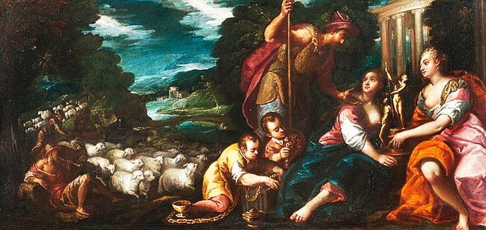 Sacrificial Offering To The Goddess Artemis. (700x331, 134Kb)