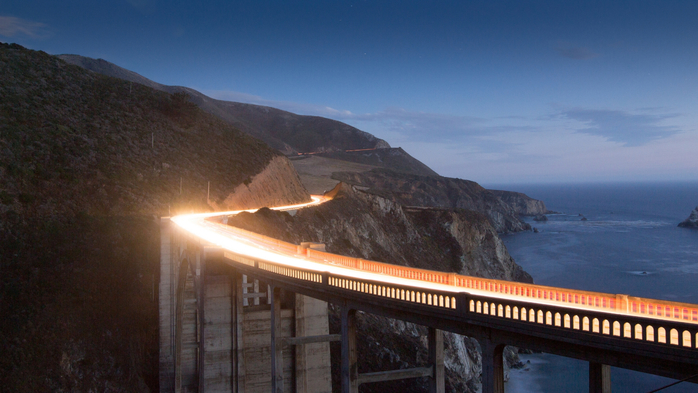 Bixby Bridge Twilight (700x393, 313Kb)