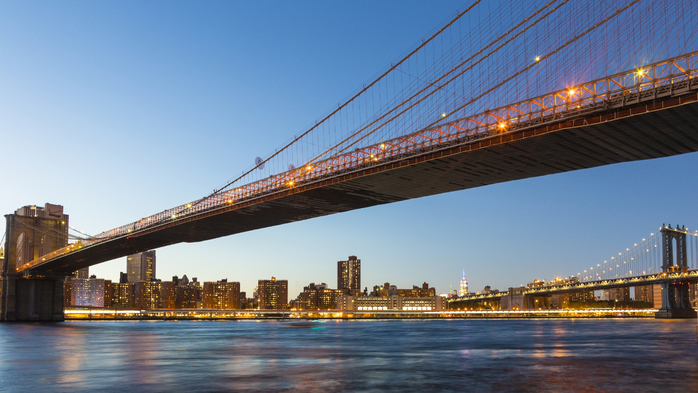 Brookyn and Manhattan Bridge (700x393, 357Kb)