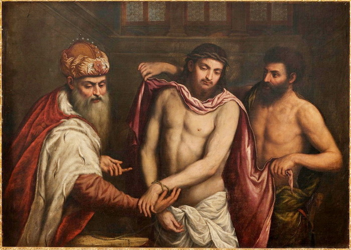 1559-1560 Ecce Homo. Cristo davanti ad Erode. 1520-1571. , . 115  160 . Galleria Corsini, New York (700x499, 131Kb)