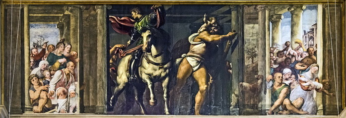 1527-1528 San Martino e San Cristoforo del Pordenone. , . 250 x 140 cm (2) (700x238, 90Kb)
