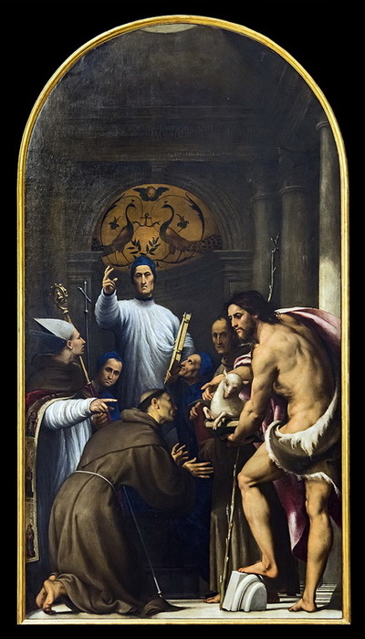 1528-1532 Blessed Giovanni Giustiniani and Saints. , , 420 x 220 cm  ,  (400x700, 105Kb)