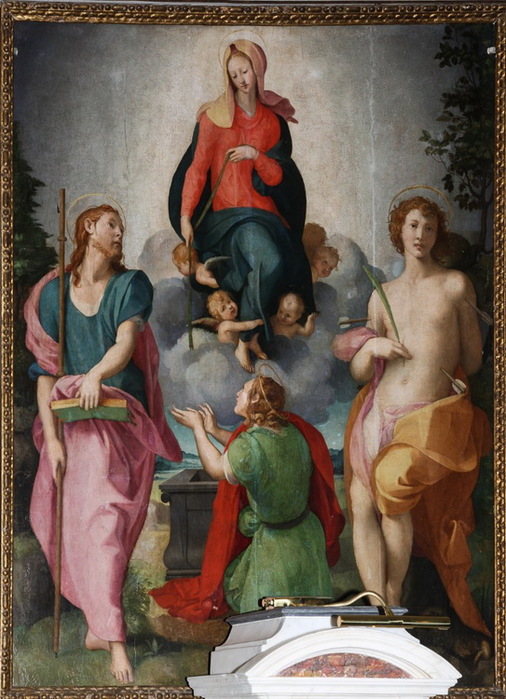      ().. 1529-1530.. Florence, Barberino di Mugello, San Jacopo a Cavallina church. (506x700, 142Kb)