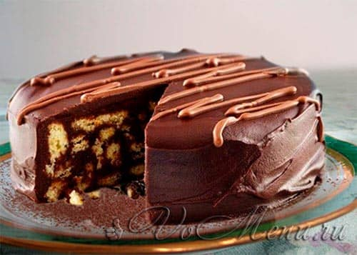 шоколадный торт без выпечки (500x357, 144Kb)