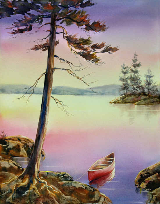 Canoe-Lake (550x700, 450Kb)
