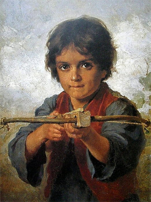 0 0 «Мальчик, стреляющий из лука», 1878 (523x700, 446Kb)