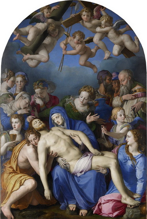 1540-1545  (Déploration sur le Christ mort) , . 268  173 cm.  . -   ,  (468x700, 130Kb)