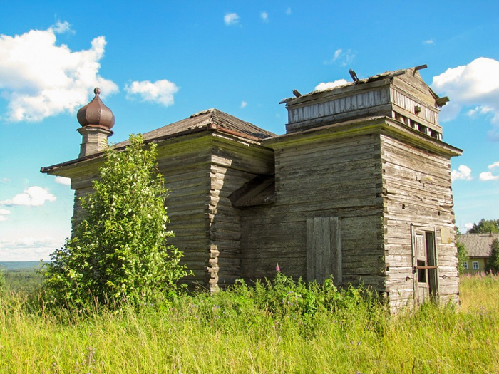 Никитинская. Успенская часовня, 1915 г. в д. Есютинская (фото 2) (700x525, 470Kb)