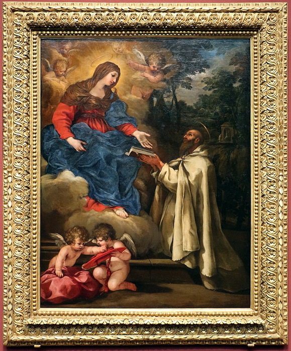 1626 The Appearance of the Virgin to Saint Peter Damian, (2) (579x700, 236Kb)