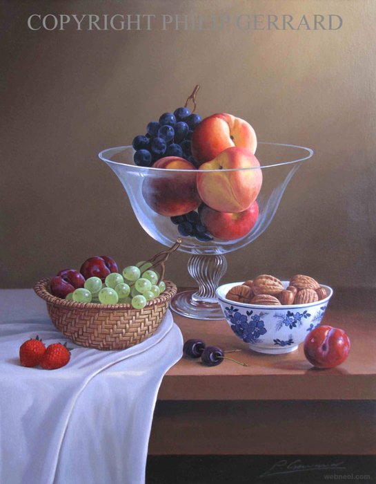 6-fruit-peaches-nuts-still-life-painting-by-philip-gerrard (545x700, 345Kb)