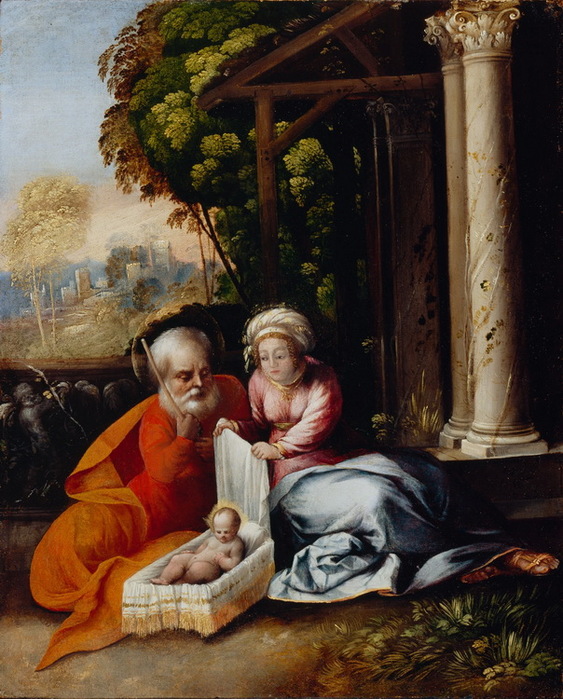 1516 The Holy Family.  (563x700, 161Kb)