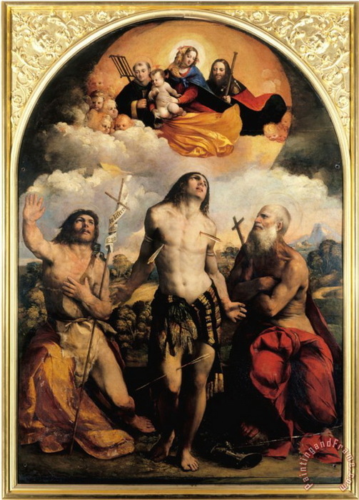 1518-1521 Pala di san Sebastiano (503x700, 145Kb)