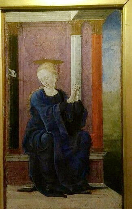 1460-1480 Vergine Annunziata, , . 21 × 13Galleria Colonna,  (444x700, 99Kb)