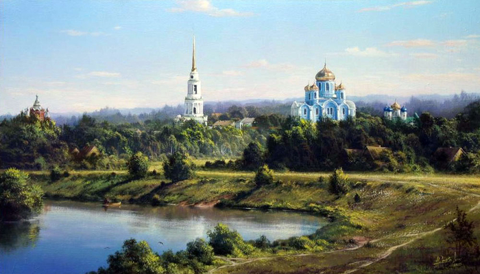 Viktor-YUshkevich.-Zadonskiy-Rozhdestvo-Bogoroditskiy-monastyir (700x399, 310Kb)