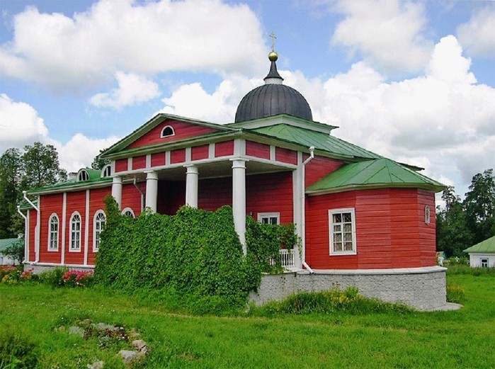 Козельск. Скит Оптиной пустыни. ц. Собора Иоанна Предтечи, 1822 г. (700x521, 115Kb)