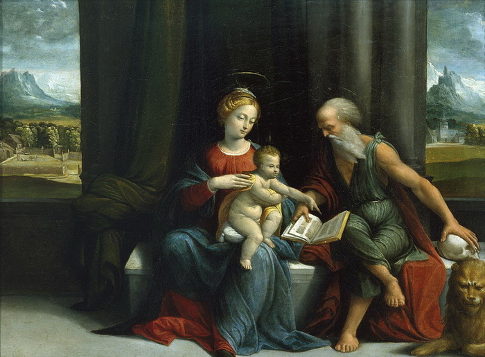 1530 Madonna and Child and St. Jerome (700x515, 133Kb)