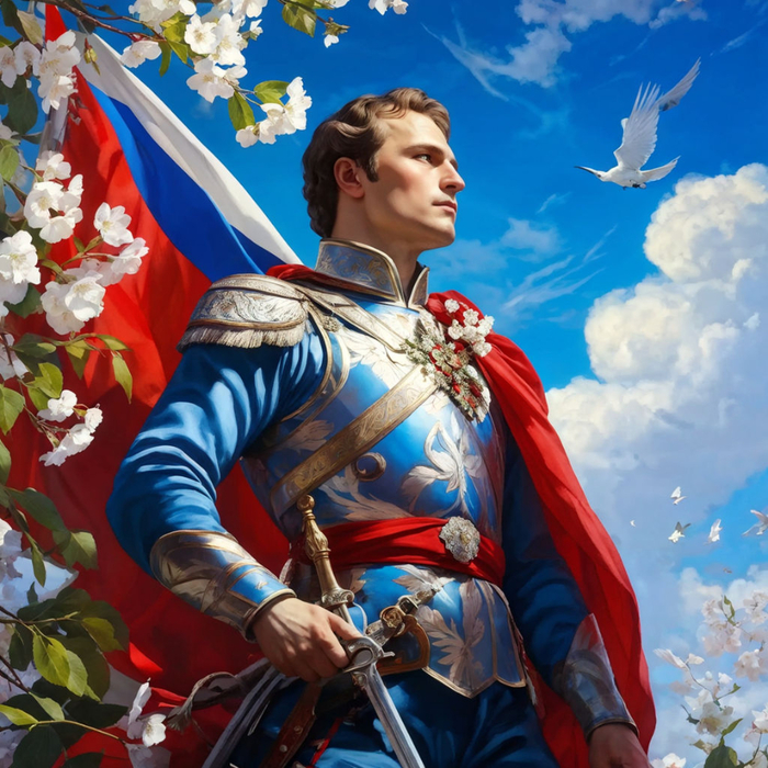 victory-day-may-9-blue-sky-bird-cherry-flowers-st-george-ribbon-highly-detailed-russian-warrior (4) (700x700, 574Kb)