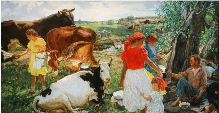 2 Лето  А.А.Пластов 1959-1960 (700x360, 297Kb)