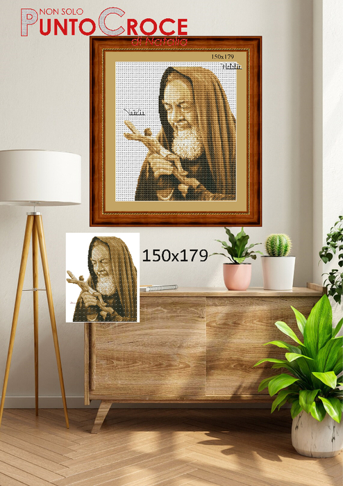 Padre Pio, 150x179 cornice (494x700, 404Kb)