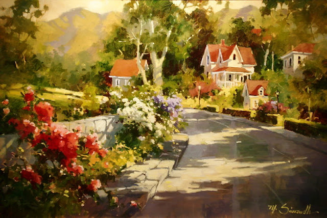 Rose Garden, oil on canvas (640x428, 245Kb)